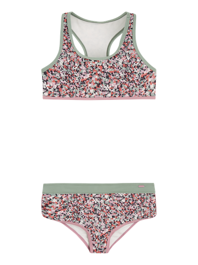 PRTDEWI JR Blumen-Bralette-Bikini-Set