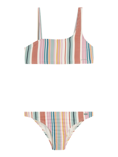 PRTJULIE JR Striped bralette bikini