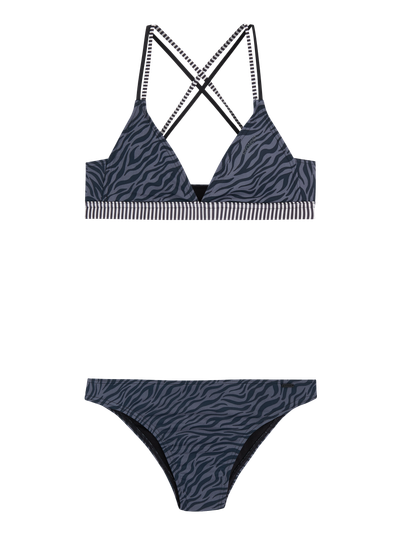 PRTALFA JR Tiger-Triangel-Bikini-Set
