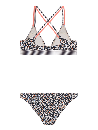 PRTALFA JR Floral triangle bikini set