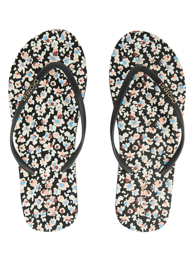 PRTTOUCAN Floral flip flops