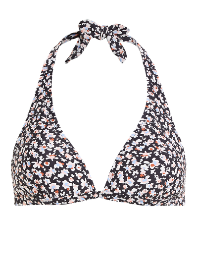 MIXJANEIRO 23 Floral halter bikini top