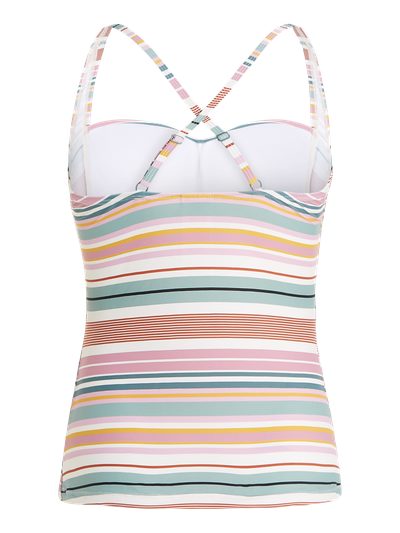 MIXLUSCA Striped tankini top