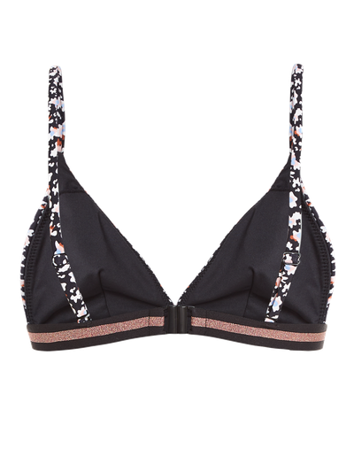 MIXHERA 23 Floral triangle bikini top