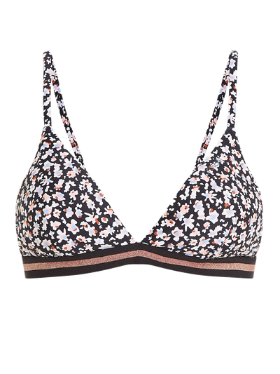 MIXHERA 23 Floral triangle bikini top