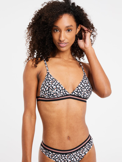 MIXHERA 23 Floral triangle bikini top