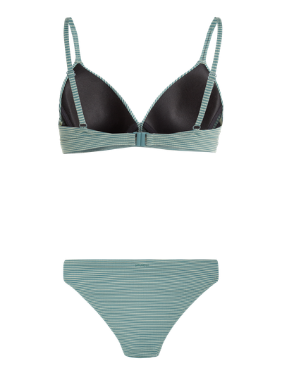 PRTBRITA 23 Striped triangle bikini set