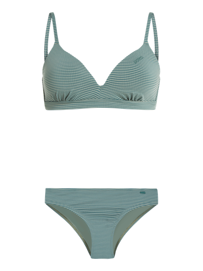 PRTBRITA 23 Striped triangle bikini set
