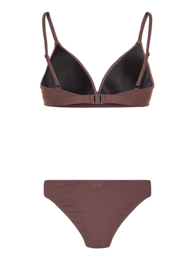 PRTBRITA 23 Striped triangle bikini set