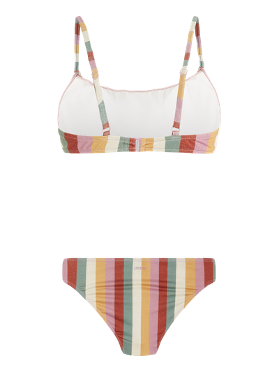 PRTCANCAN Striped bralette bikini