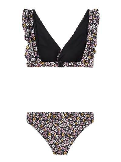 PRTMORAY Floral triangle bikini set