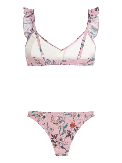 PRTSLENDER Floral bralette bikini set