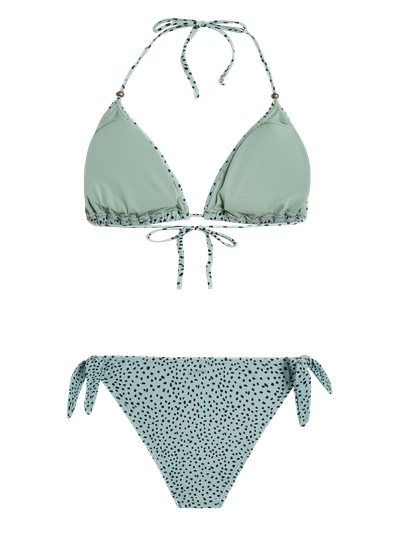 PRTIQUITOS 23 Leopard-Triangel-Bikini-Set