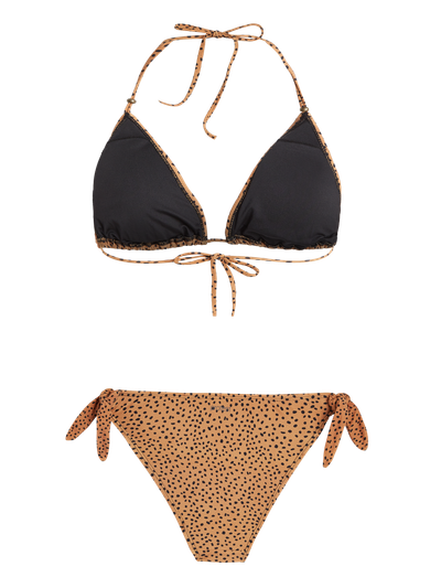 PRTIQUITOS 23 Leopard-Triangel-Bikini-Set