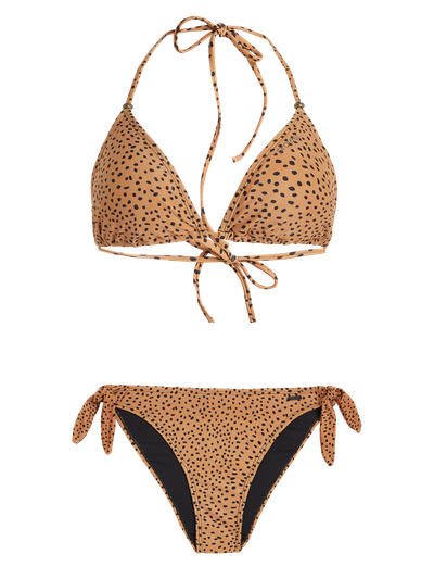 PRTIQUITOS 23 Leopard-Triangel-Bikini-Set