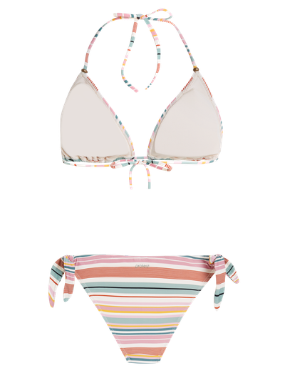 PRTPALMCOVE 23 Striped triangle bikini set