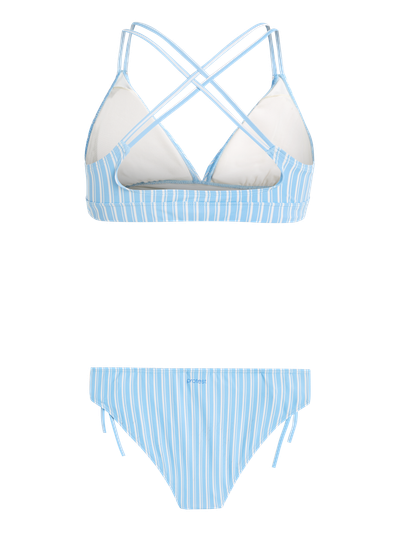 PRTKELP Striped triangle bikini set