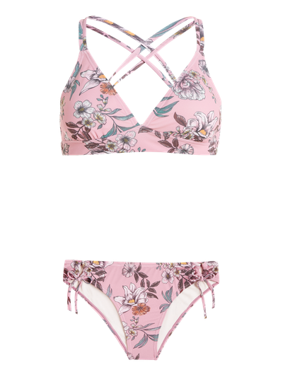 PRTKELP Floral triangle bikini set
