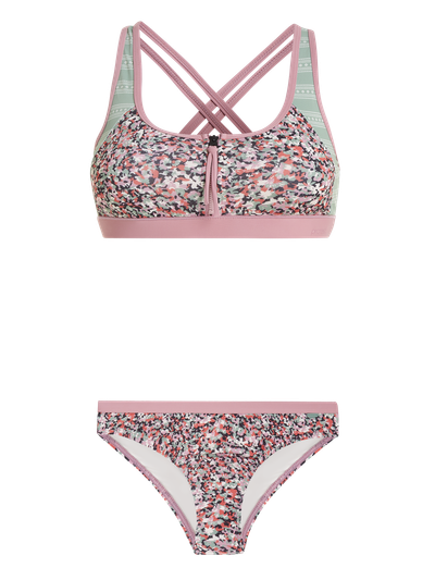 PRTATINS 23 Floral surf bikini set
