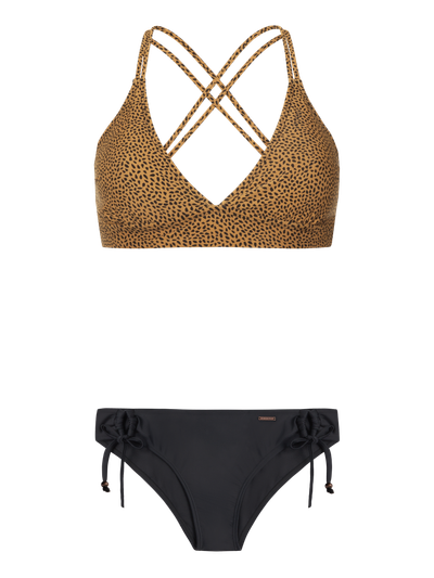 PRTSHARK Leopard triangle bikini set