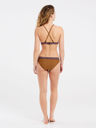 PRTGUPPY Leopard triangle bikini set