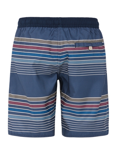 PRTBANKS JR Gestreifter Lange Badehose