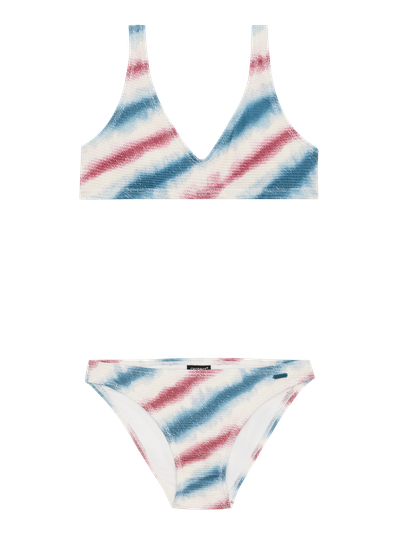 PRTJOA JR Striped triangle bikini set
