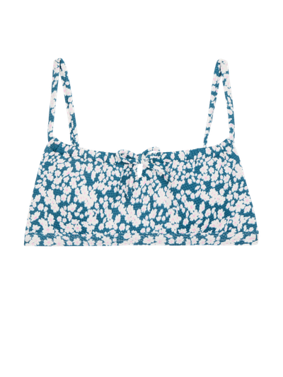 PRTGISSY JR Floral bandeau bikini set