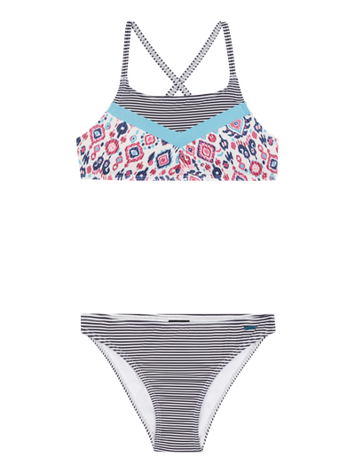 PRTKYOTO JR Striped bralette bikini set