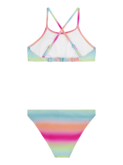 PRTJONOI JR Striped bralette bikini set