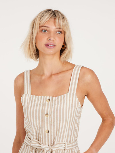 PRTFELICE Gestreiftes Playsuit