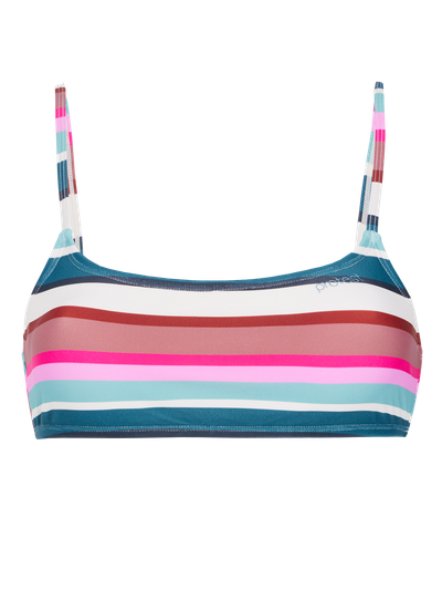 MIXELIF 24 Striped bralette bikini top