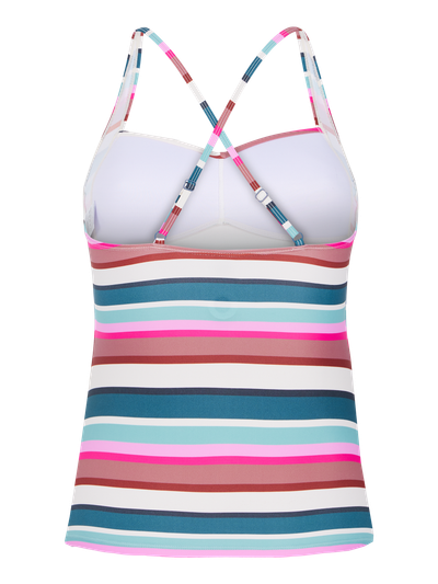 MIXLUSCA 24 Striped tankini top