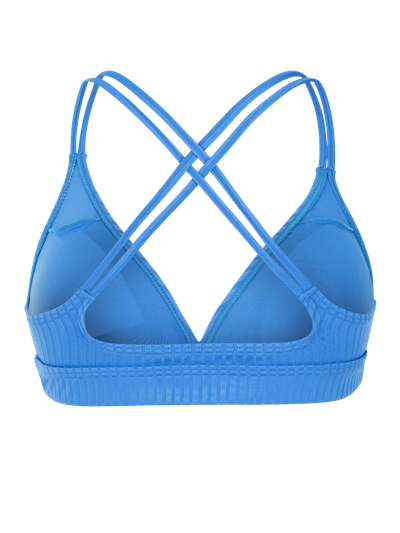 MIXTUNE Gestreifter Triangel-Bikini Oberteil
