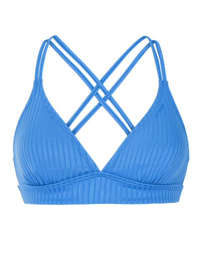 MIXTUNE Gestreifter Triangel-Bikini Oberteil
