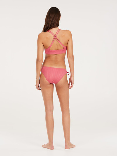 MIXTUNE Striped triangle bikini top