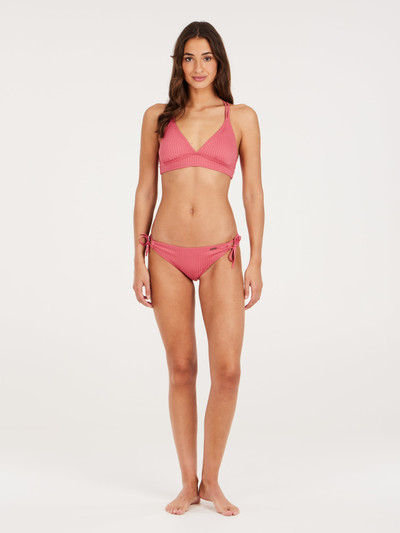 MIXTUNE Striped triangle bikini top