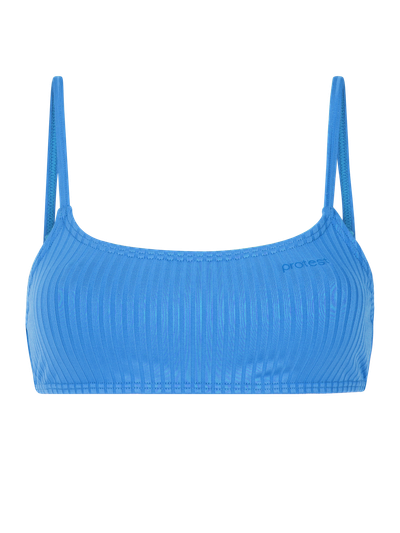 MIXRUBY 24 Gestreifter Bralette-Bikini-Oberteil