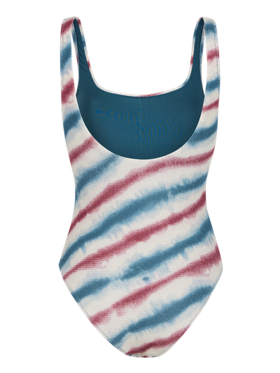 PRTSCILLA Striped swimsuit