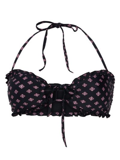 PRTXANTHE Bandeau bikini set
