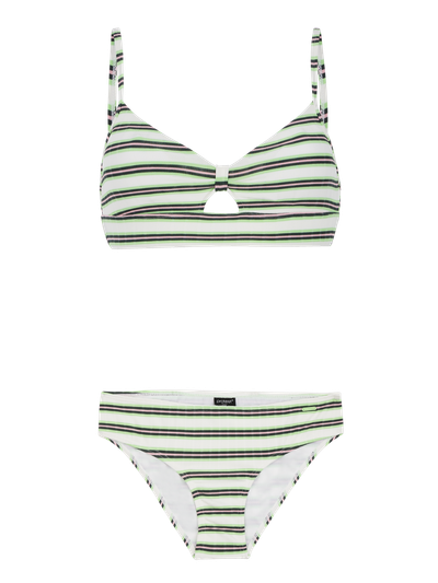 PRTMARLEY Striped bralette bikini set