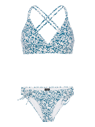 PRTDOBEY Floral triangle bikini set