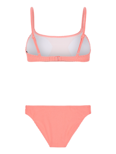 PRTCINE Gestreifter Bralette-Bikini-Set