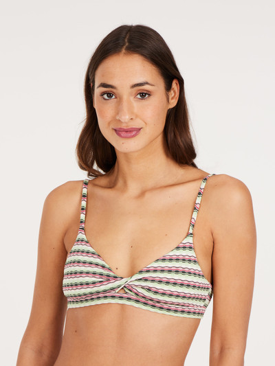 PRTSHANA Striped bralette bikini set