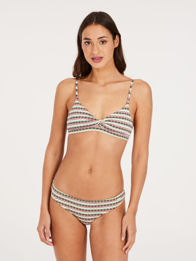 PRTSHANA Striped bralette bikini set