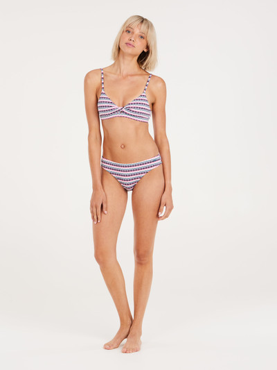PRTSHANA Striped bralette bikini set