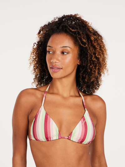 PRTMOLA Striped triangle bikini set