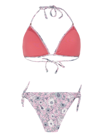 PRTMOLOKO Floral triangle bikini set