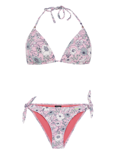 PRTMOLOKO Floral triangle bikini set