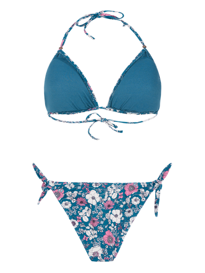 PRTMOLOKO Floral triangle bikini set
